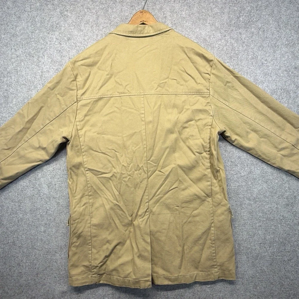 Vintage Orvis Chore Coat Men's Large Canvas Jacket Worker Utility Size 42L